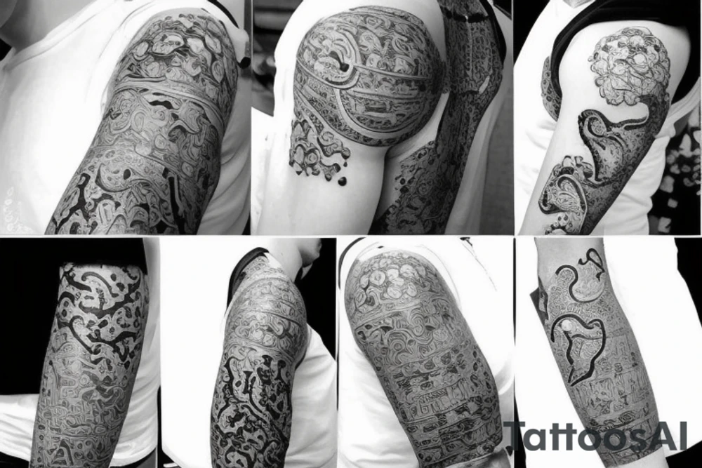 Vietnamese art tattoo idea