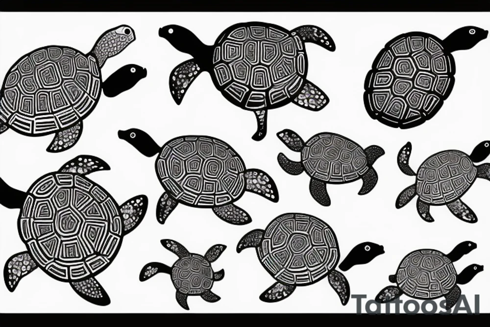 Turtle tattoo idea