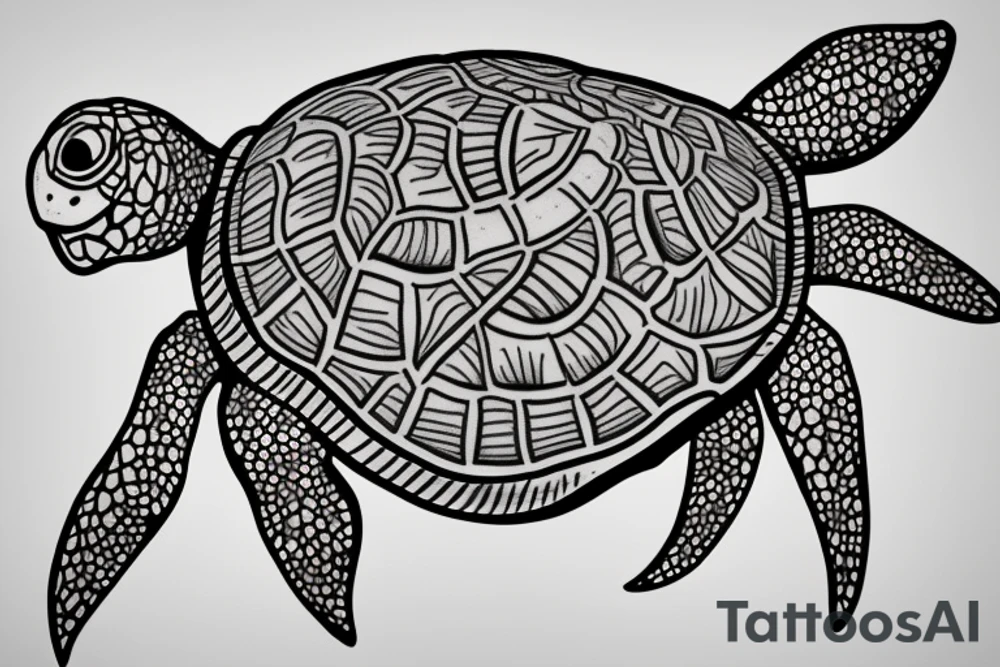 Turtle tattoo idea