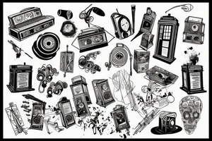 A doctor who plays music tattoo idea