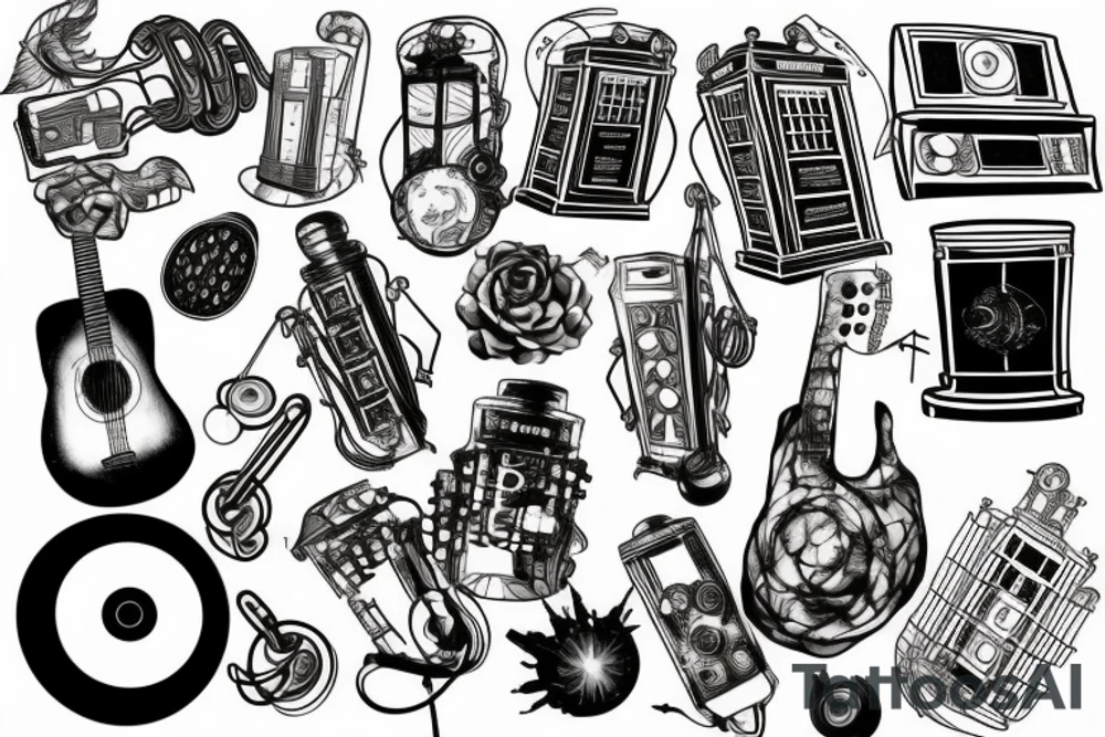 A doctor who plays music tattoo idea