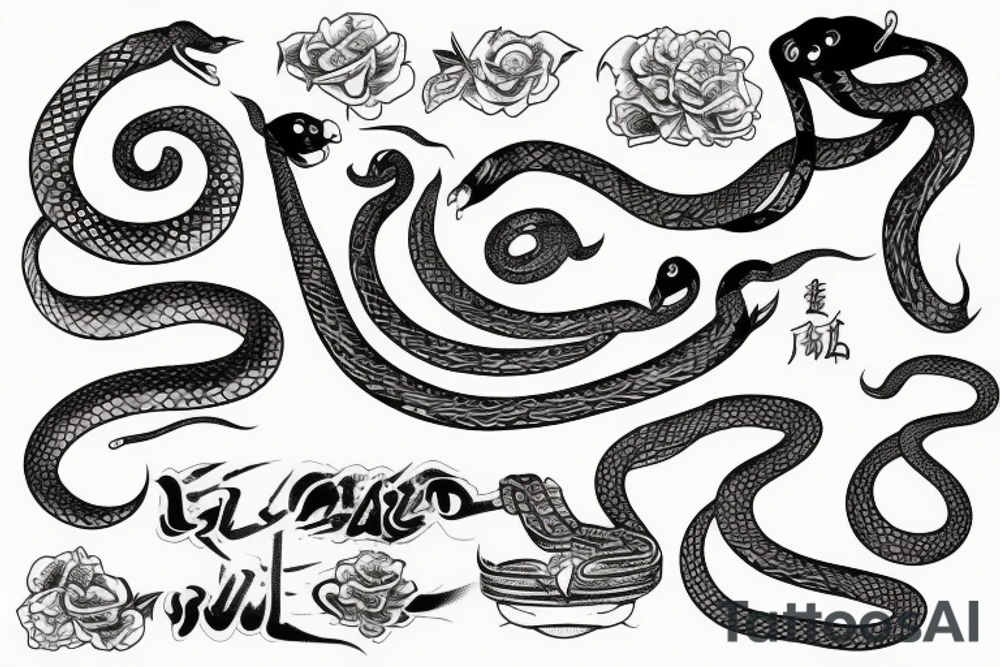 snake tattoo idea