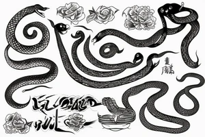 snake tattoo idea