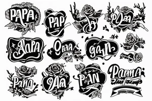 tattoo for my grandpa who’s name was “Papa” tattoo idea