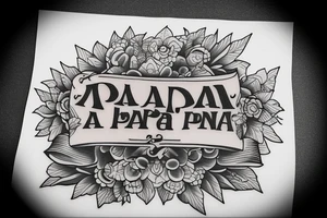 tattoo for my grandpa who’s name was “Papa” tattoo idea