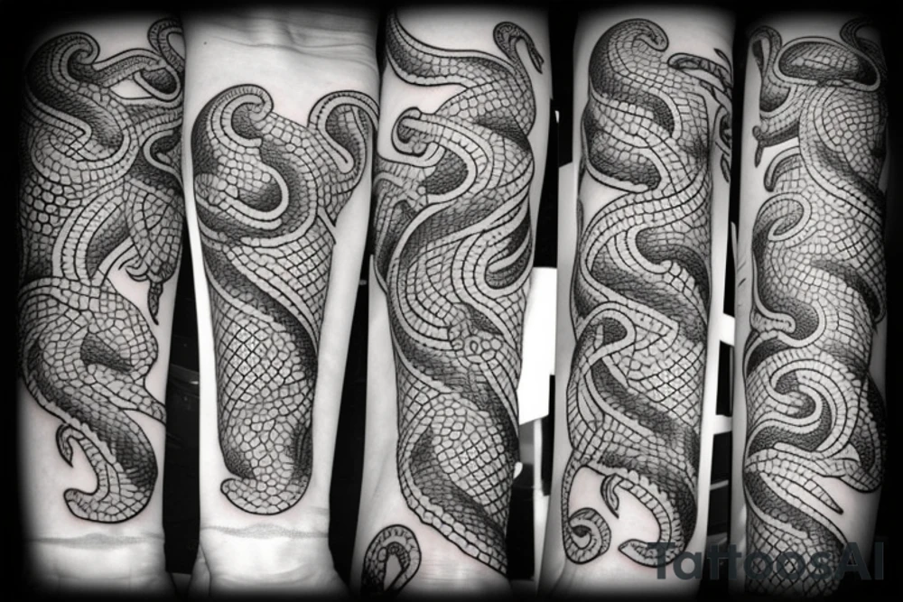 Snakes tattoo idea