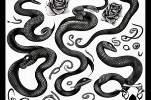 Snakes tattoo idea