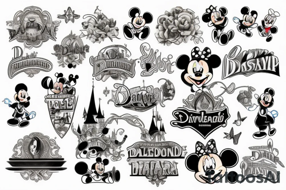 disneyland tattoo idea