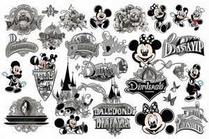 disneyland tattoo idea