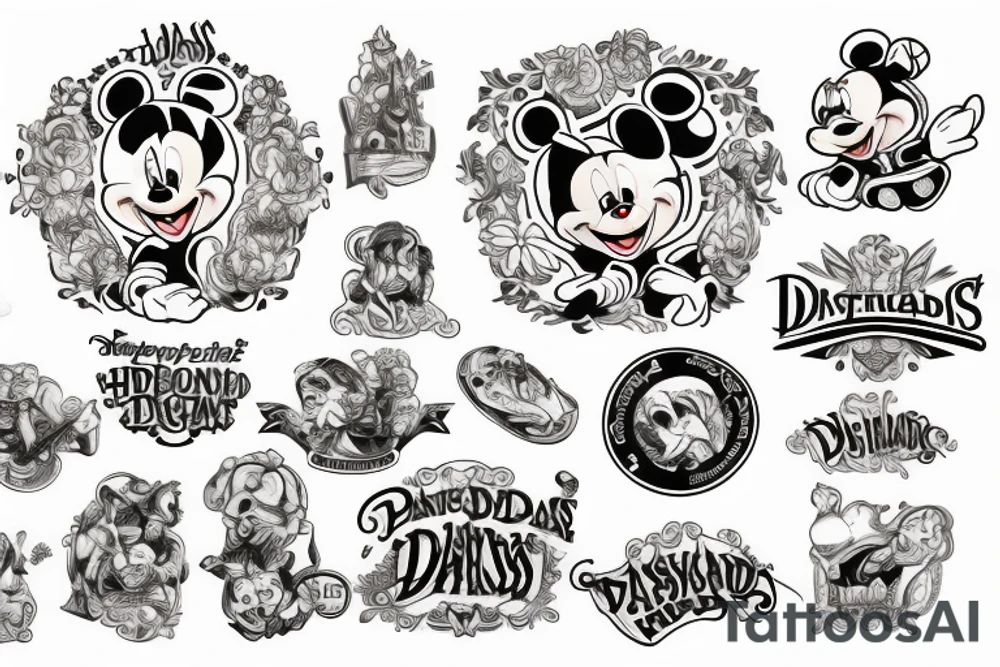 disneyland tattoo idea