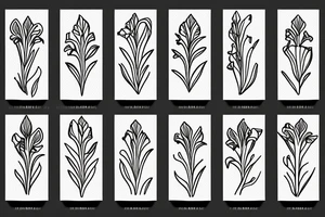 gladiolus tattoo idea