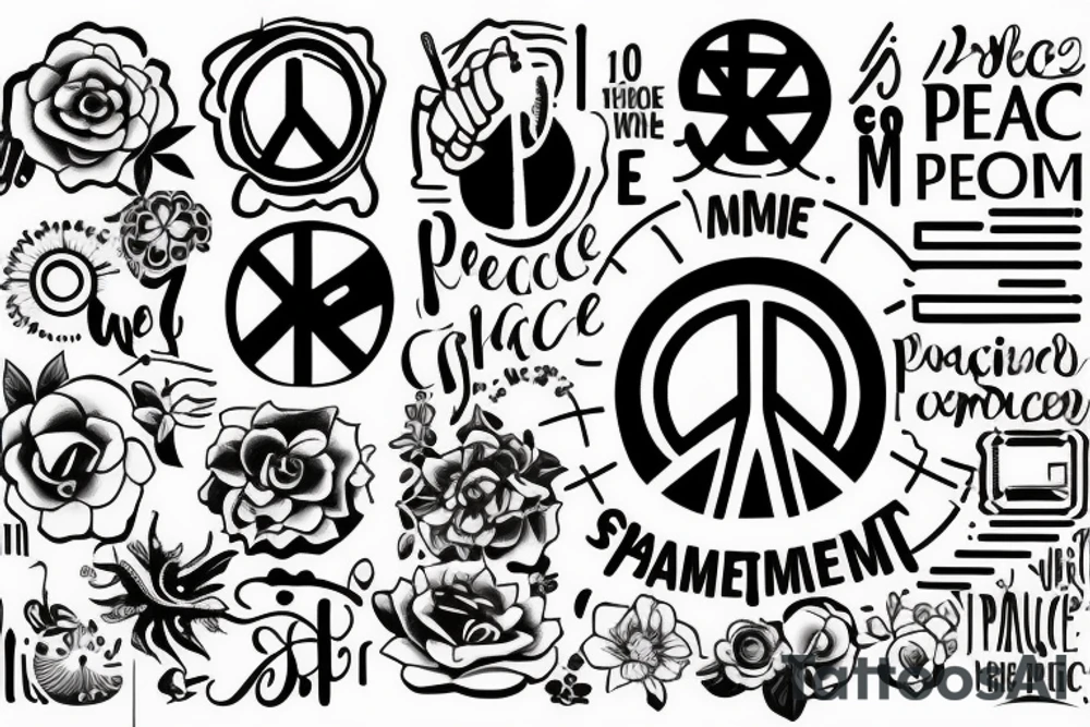 Simple programmer code describing peace and living in the moment tattoo idea