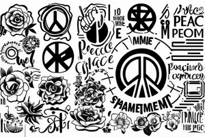 Simple programmer code describing peace and living in the moment tattoo idea