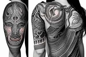 Shivji with nandi tattoo idea