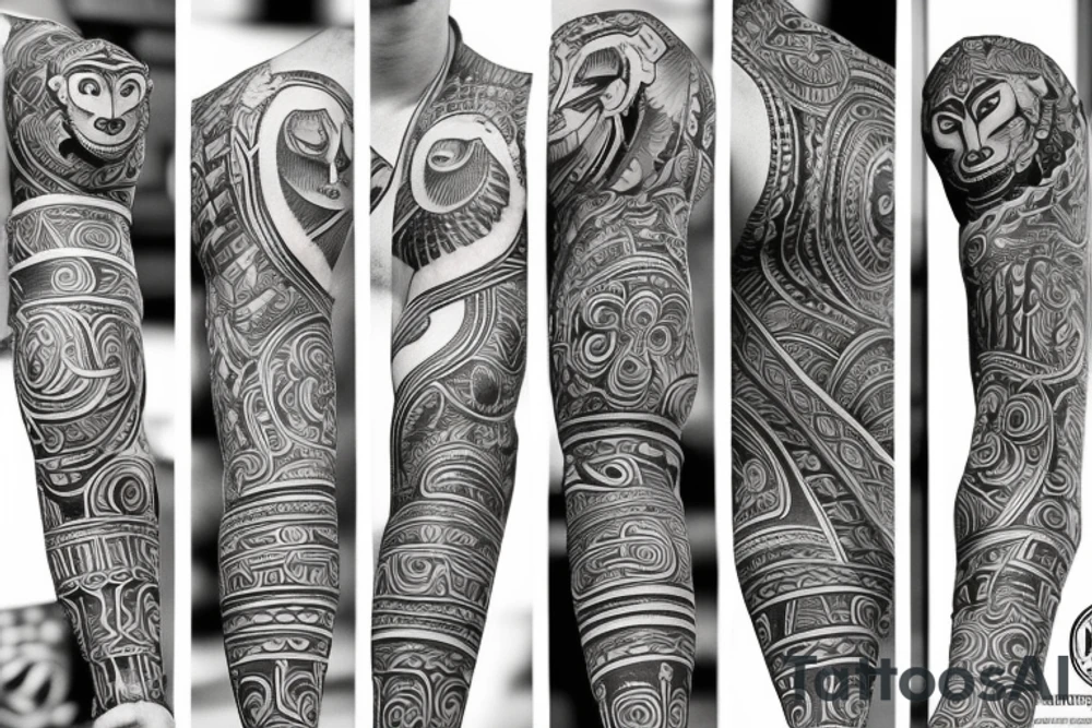Hanuman tattoo idea