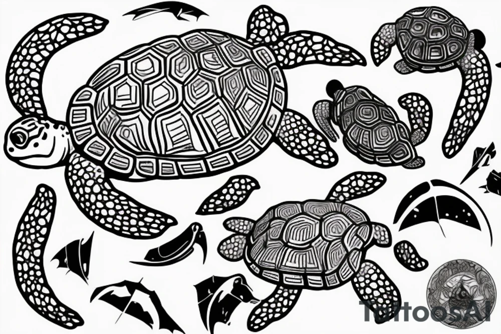Turtle tattoo idea