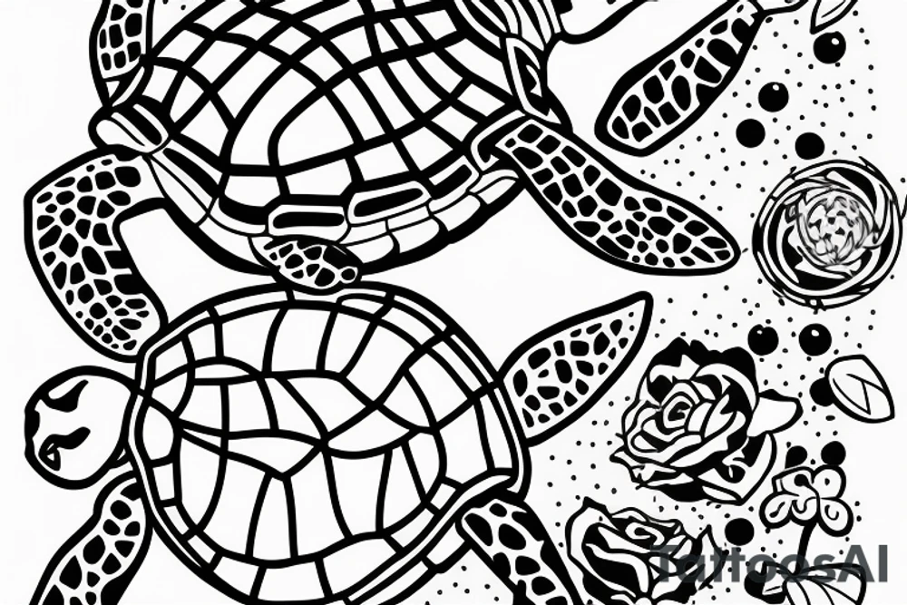 Turtle tattoo idea