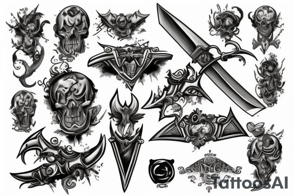 Sword of god tattoo idea