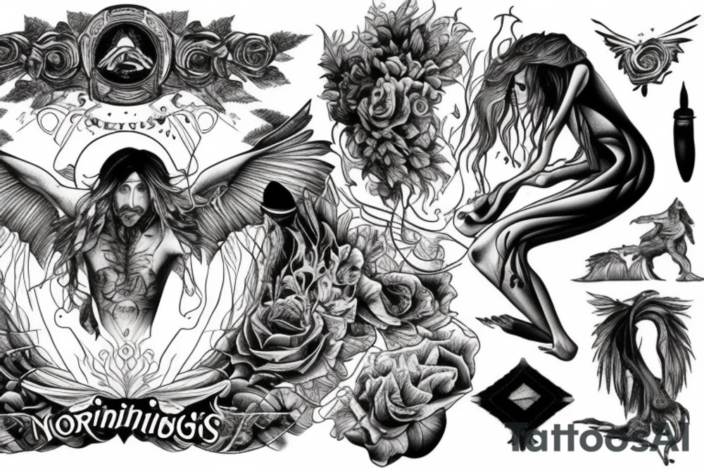 The Incubus  album title 'Morning View"' interpreted as Tattoo. tattoo idea