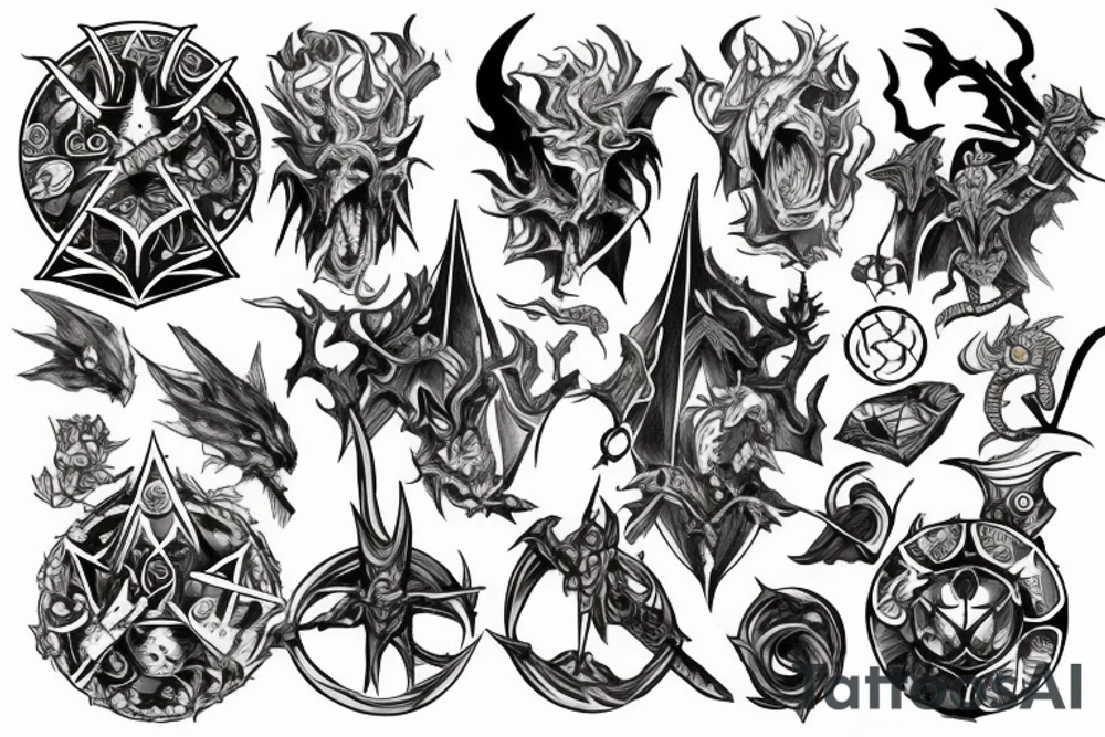 Dungeons and Dragons tattoo idea