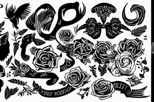 the word racoja tattoo idea