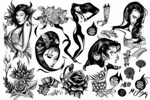 tatuajes inspirados en la cancion Tuyo de Mora tattoo idea