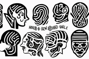 Overthinking head tattoo idea