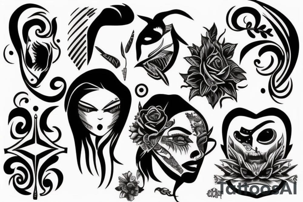 Overthinking head tattoo idea