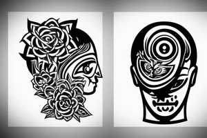 Overthinking head tattoo idea
