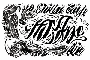 Endure the pain Enjoy the gain tattoo idea