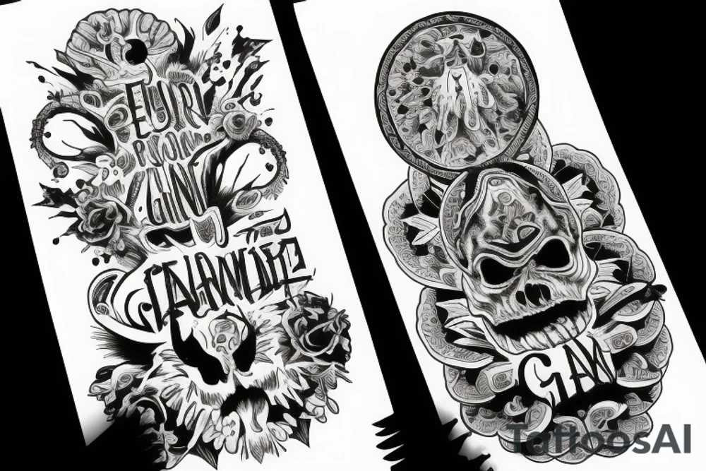 Endure the pain Enjoy the gain tattoo idea