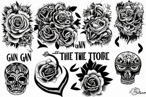 Endure the pain Enjoy the gain tattoo idea