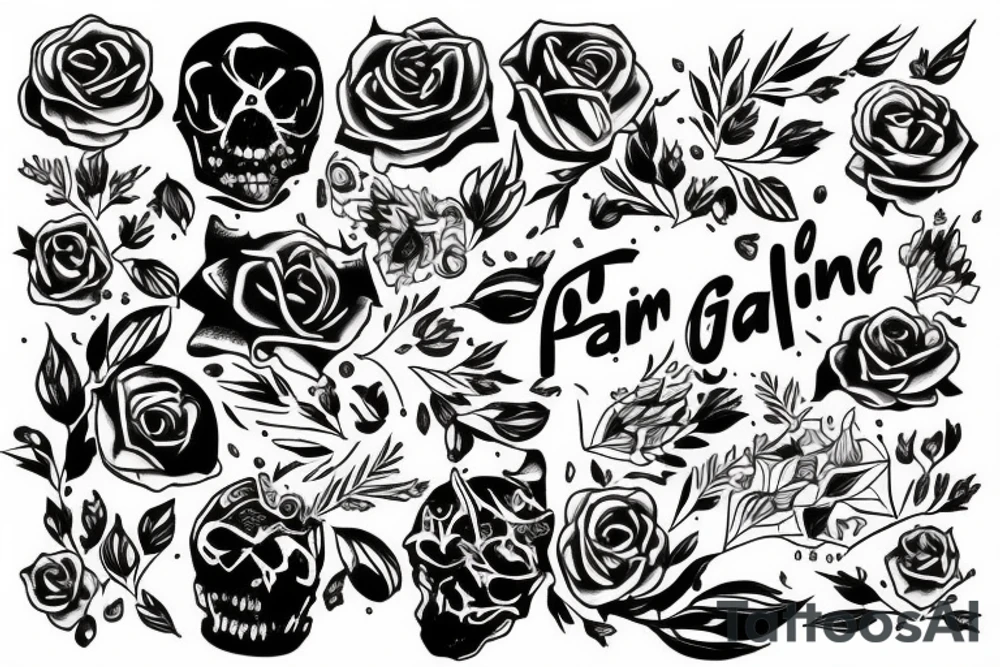 Endure the pain Enjoy the gain tattoo idea