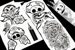 kawaii tattoo idea