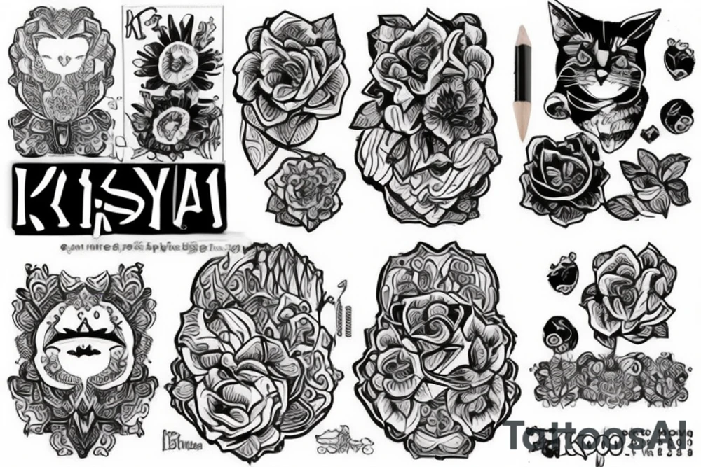Иггдросиль в корнях которого руна альгиз tattoo idea