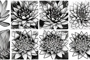 Karma, waterlily, self love tattoo idea