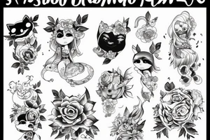 kawaii tattoo idea