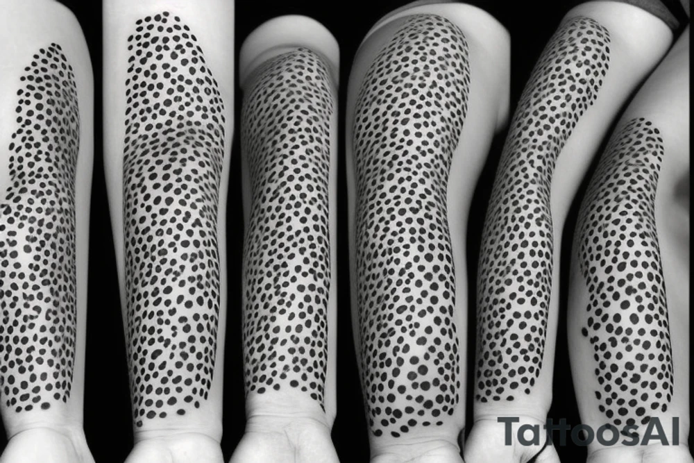 dog's paw print tattoo idea