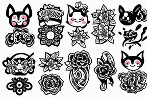 kawaii tattoo idea