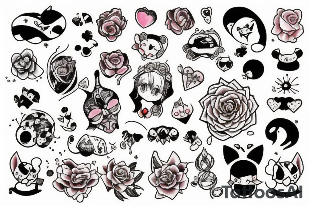 kawaii tattoo idea