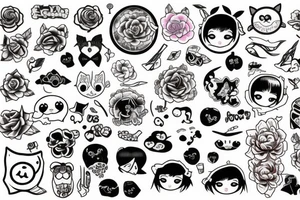 kawaii tattoo idea