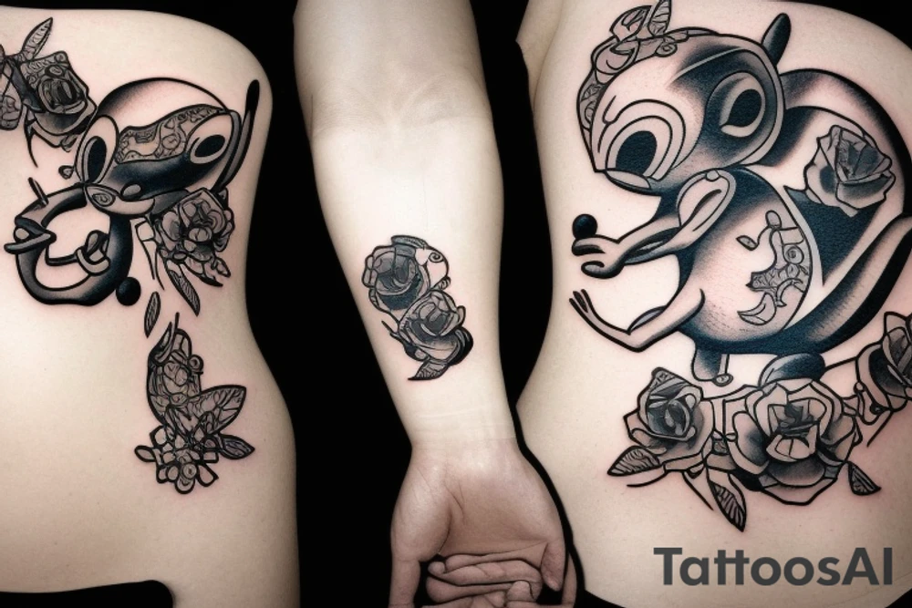 Mouse　mechanism tattoo idea