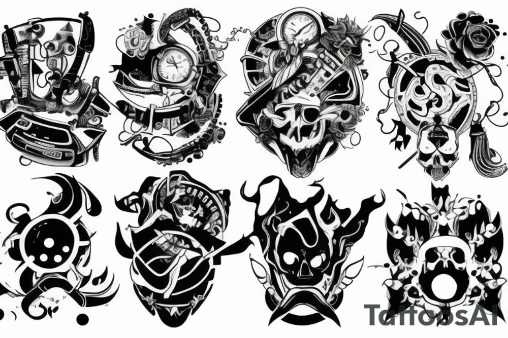 cyber tattoo idea