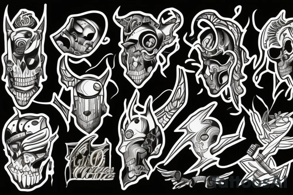 cyber tattoo idea