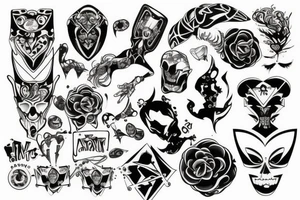 cyber tattoo idea