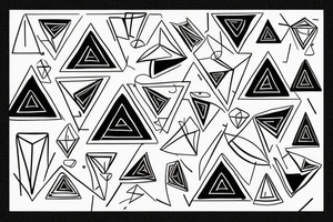 Triangle with gemini in top and libra in the bottoms tattoo idea