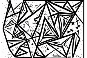Triangle with gemini in top and libra in the bottoms tattoo idea