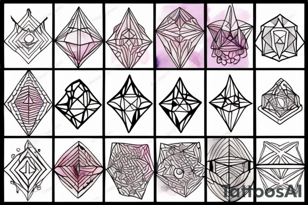 geometric tattoo idea