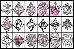geometric tattoo idea
