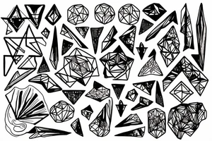 geometric tattoo idea